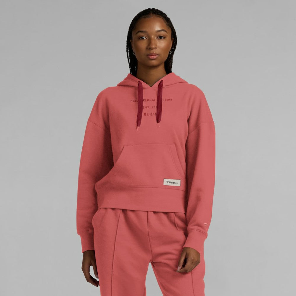 Philadelphia Phillies Fanatics Women's Elements Future Ground Subtle Tonal Pullover Hoodie - MLB Hoodies