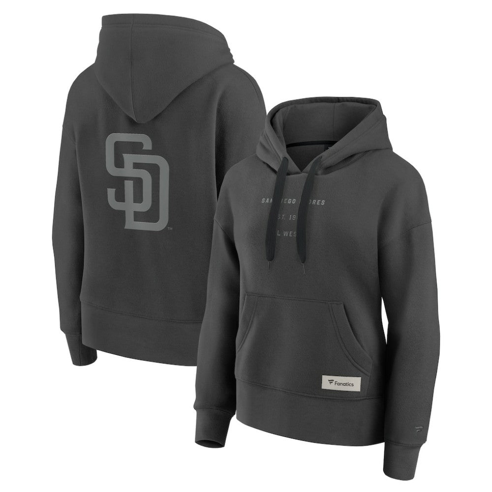 San Diego Padres Fanatics Women's Elements Future Ground Subtle Tonal Pullover Hoodie - MLB Hoodies