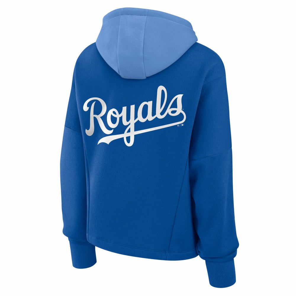 Kansas City Royals Fanatics Women's Oversized Legacy Favorite Spectator Pullover Hoodie - MLB Hoodies