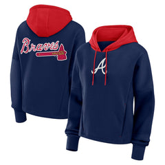 Atlanta Braves Fanatics Women's Oversized Legacy Favorite Spectator Pullover Hoodie - MLB Hoodies