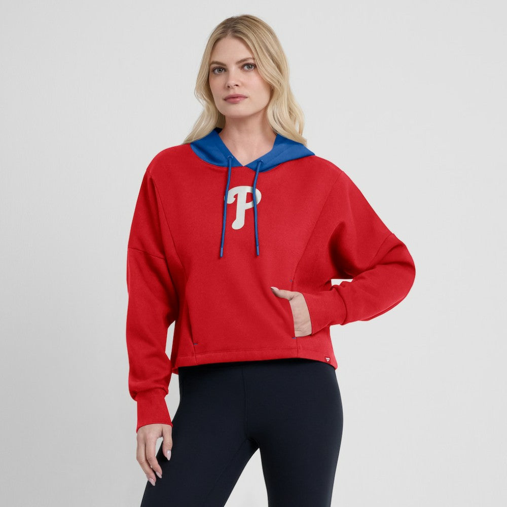 Philadelphia Phillies Fanatics Women's Oversized Legacy Favorite Spectator Pullover Hoodie - MLB Hoodies