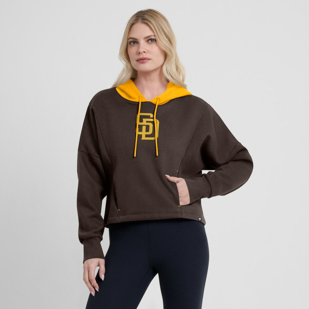 San Diego Padres Fanatics Women's Oversized Legacy Favorite Spectator Pullover Hoodie - MLB Hoodies