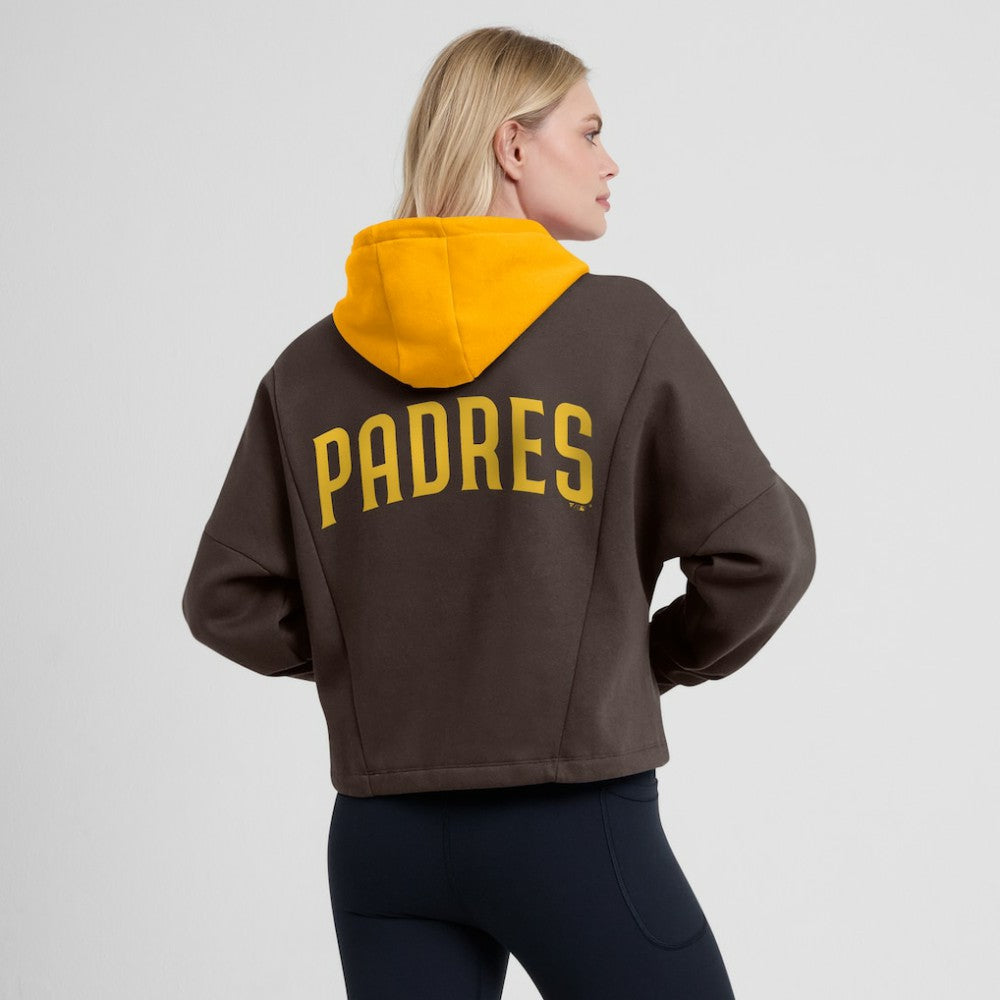 San Diego Padres Fanatics Women's Oversized Legacy Favorite Spectator Pullover Hoodie - MLB Hoodies