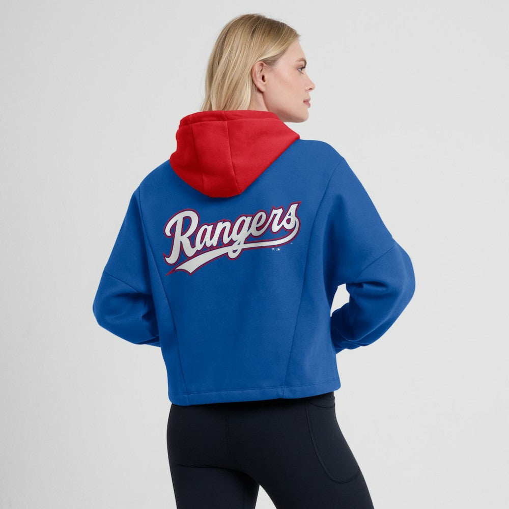 Texas Rangers Fanatics Women's Oversized Legacy Favorite Spectator Pullover Hoodie - MLB Hoodies