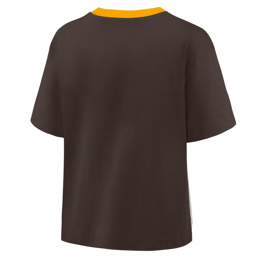 San Diego Padres Fanatics Oversized Race To Win V-Neck T-Shirt - MLB T-shirts