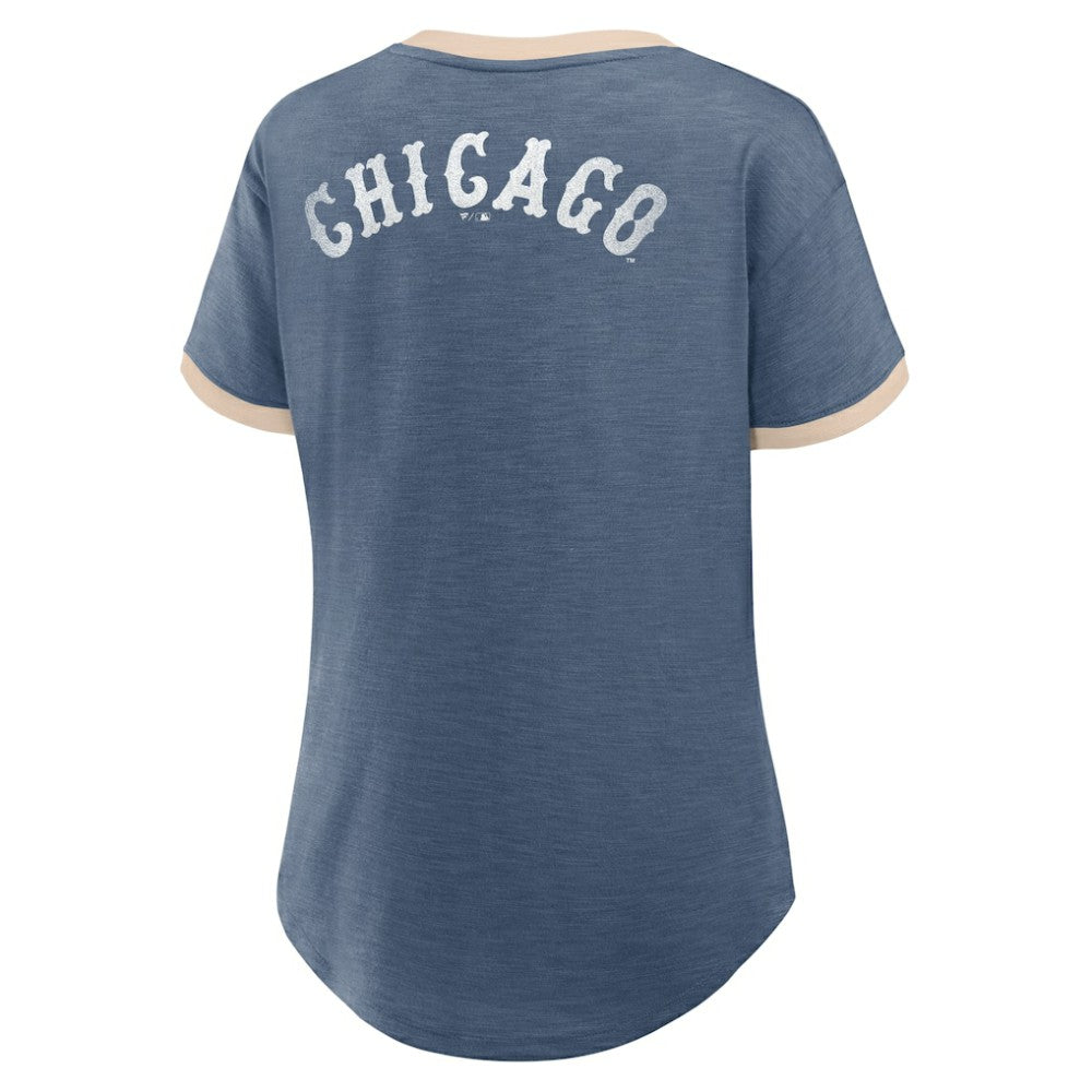 Chicago White Sox Fanatics Women's Binge Worthy Stadium Slub V-Neck T-Shirt - MLB T-shirts