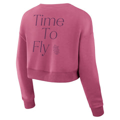 St. Louis Cardinals Fanatics Women's Studio Cropped Pullover Sweatshirt - MLB Pullover