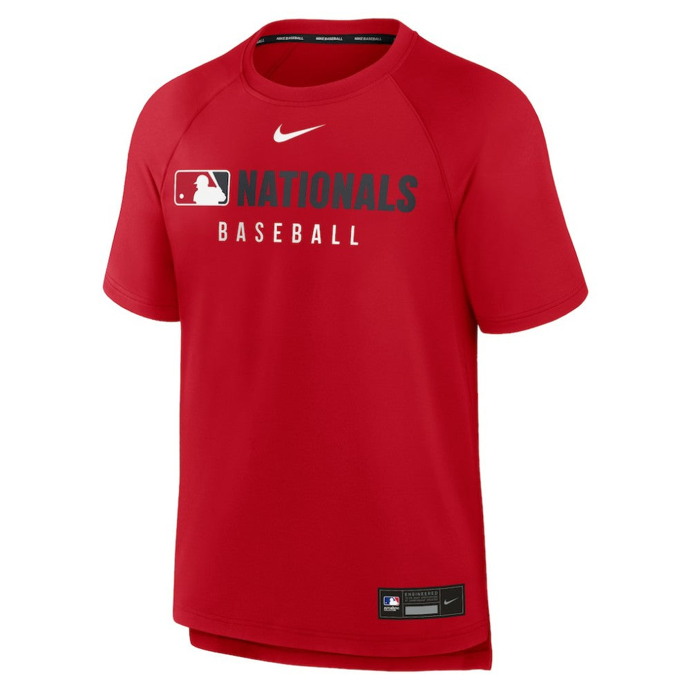 Washington Nationals Nike Authentic Collection Pregame Raglan Dri-FIT T-Shirt - MLB T-shirts