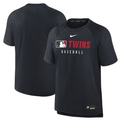 Minnesota Twins Nike Authentic Collection Pregame Raglan Dri-FIT T-Shirt - MLB T-shirts