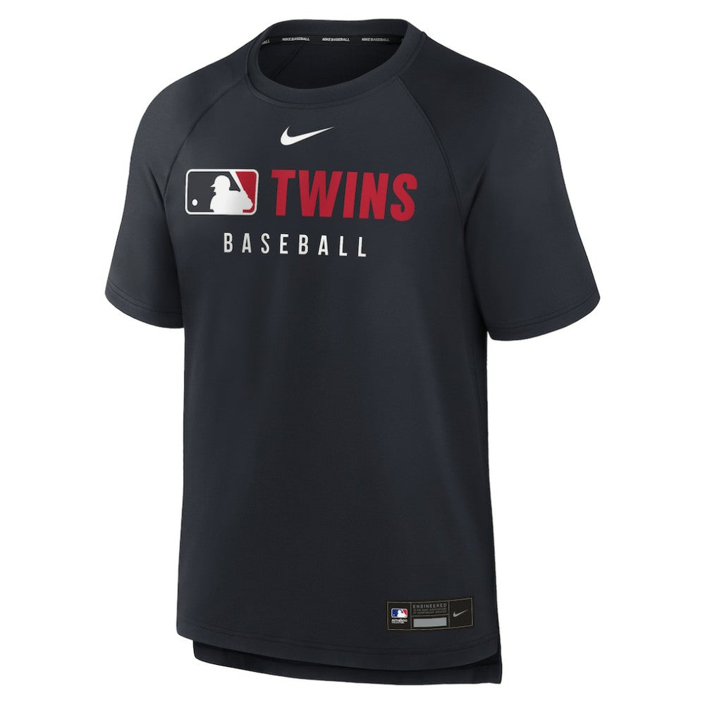 Minnesota Twins Nike Authentic Collection Pregame Raglan Dri-FIT T-Shirt - MLB T-shirts
