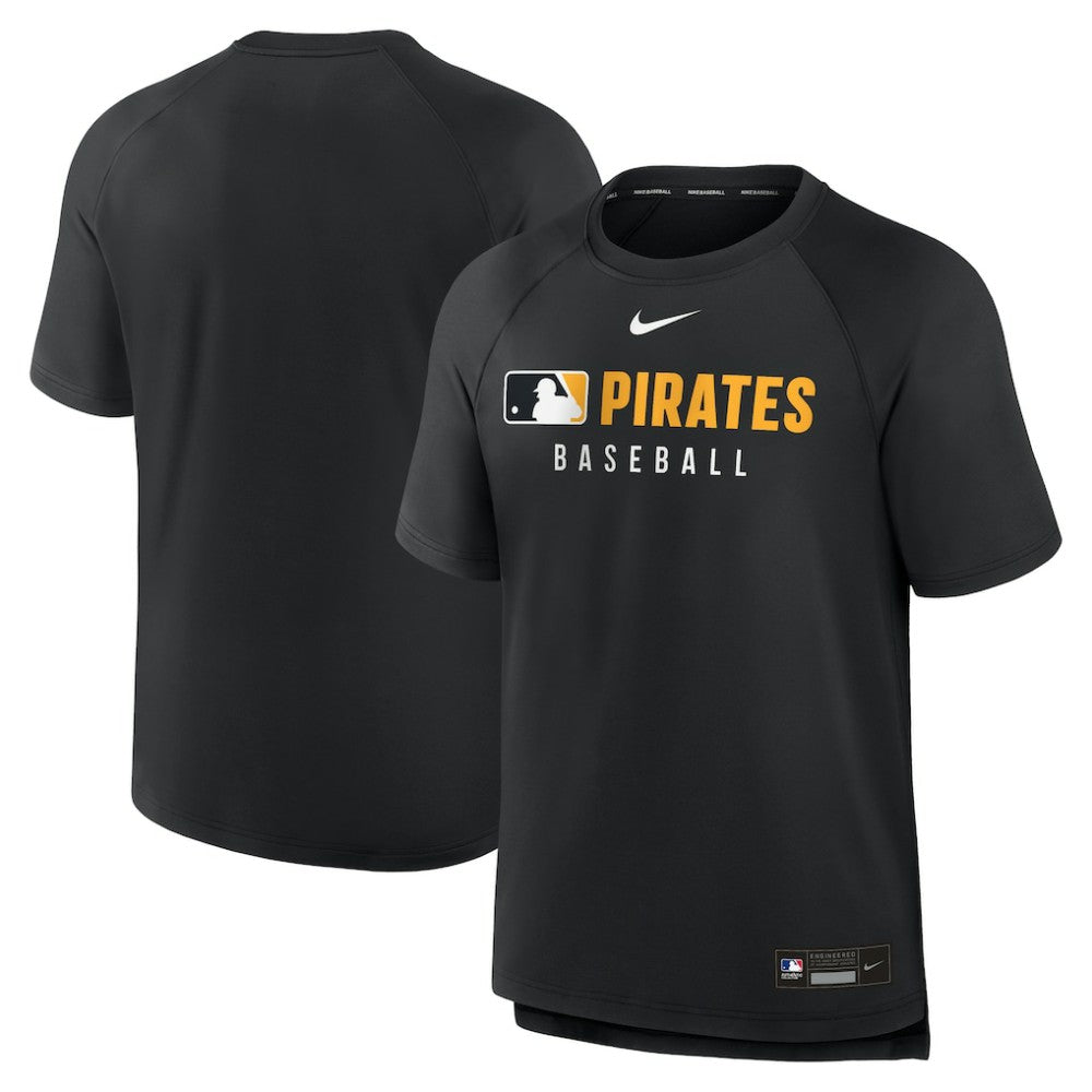 Pittsburgh Pirates Nike Authentic Collection Pregame Raglan Dri-FIT T-Shirt - MLB T-shirts