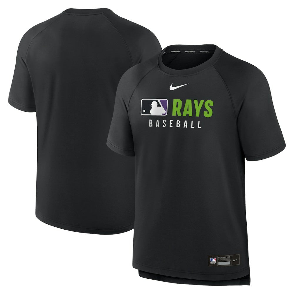 Tampa Bay Rays Nike Authentic Collection Pregame Raglan Dri-FIT T-Shirt - MLB T-shirts