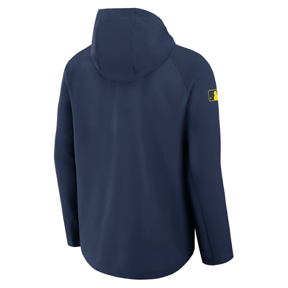 Milwaukee Brewers Nike Authentic Collection Raglan Performance Full-Zip Jacket - MLB Jackets