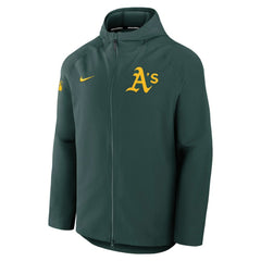 Athletics Nike Authentic Collection Raglan Performance Full-Zip Jacket - MLB Jackets