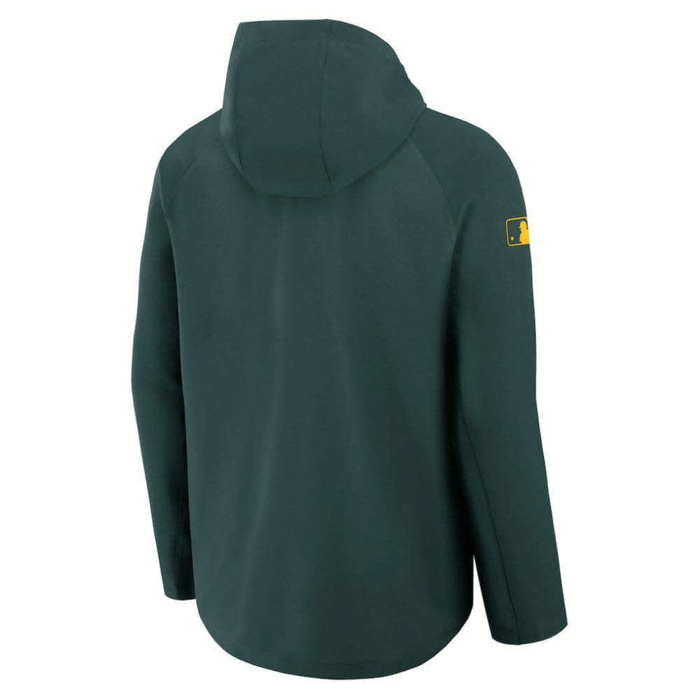 Athletics Nike Authentic Collection Raglan Performance Full-Zip Jacket - MLB Jackets