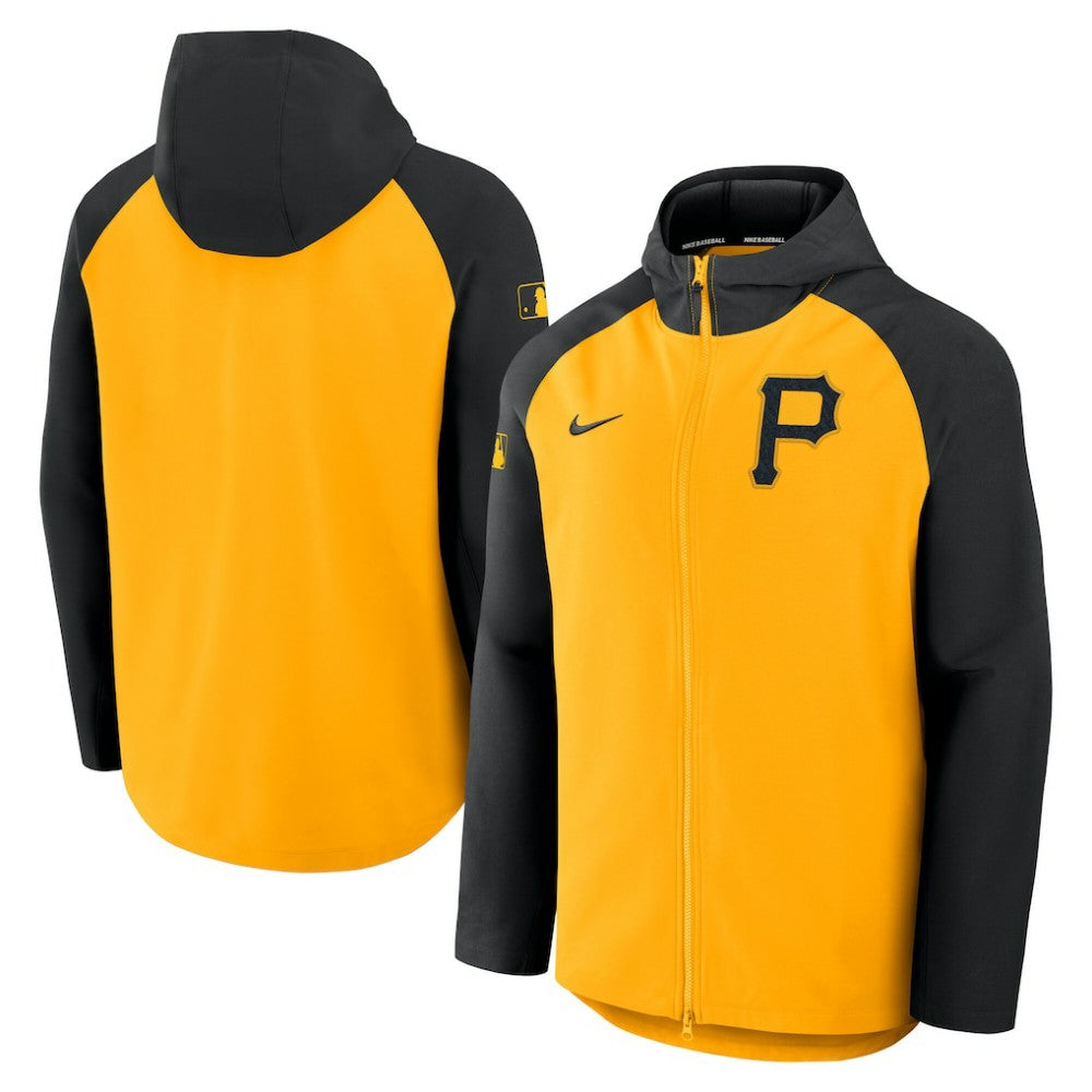 Pittsburgh Pirates Nike Authentic Collection Raglan Performance Full-Zip Jacket - MLB Jackets