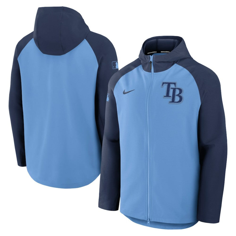 Tampa Bay Rays Nike Authentic Collection Raglan Performance Full-Zip Jacket - MLB Jackets