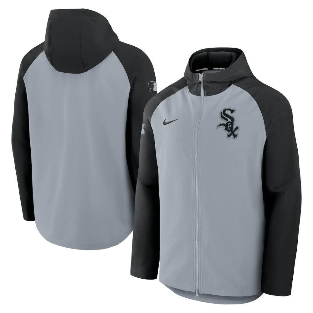 Chicago White Sox Nike Authentic Collection Raglan Performance Full-Zip Jacket - MLB Jackets
