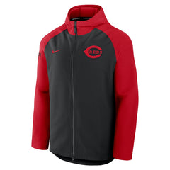 Cincinnati Reds Nike Authentic Collection Raglan Performance Full-Zip Jacket - MLB Jackets