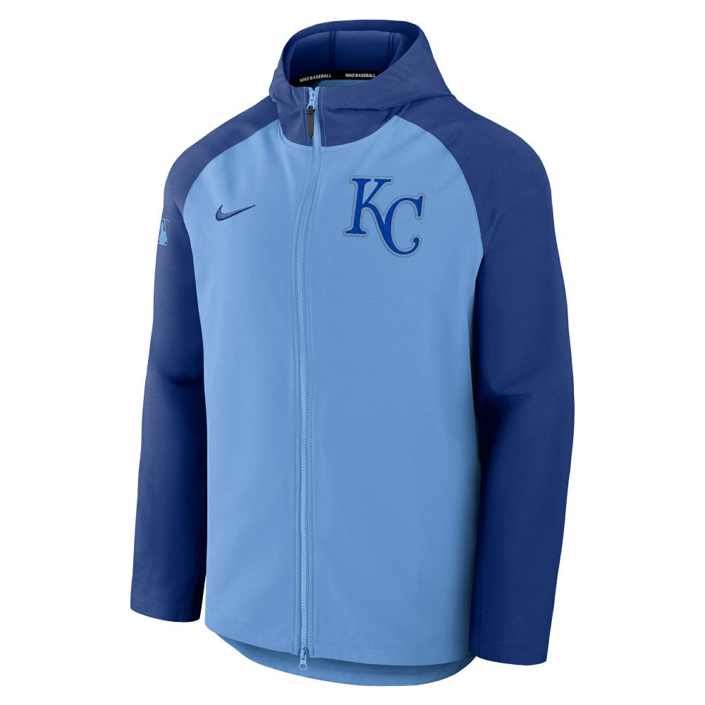 Kansas City Royals Nike Authentic Collection Raglan Performance Full-Zip Jacket - MLB Jackets