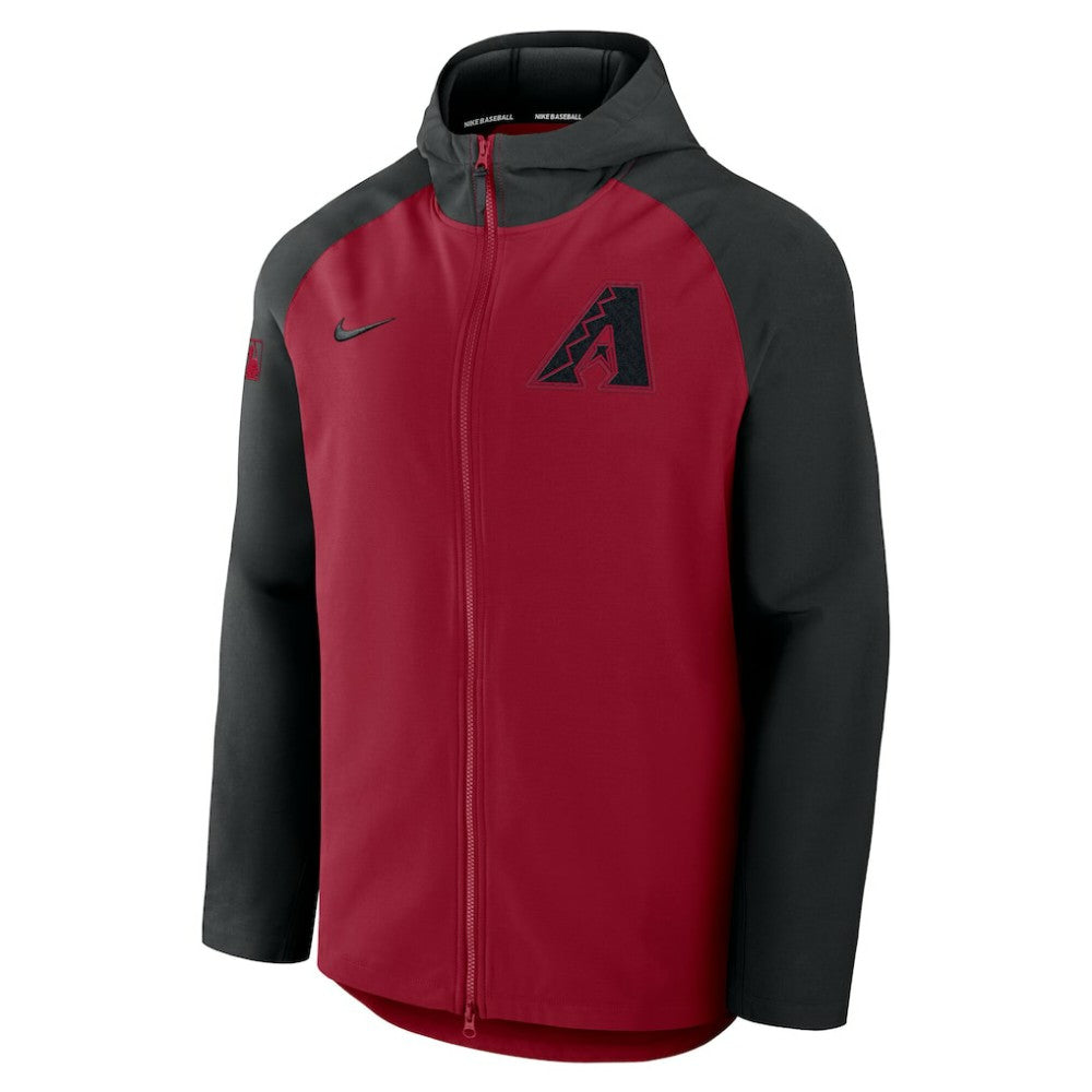 Arizona Diamondbacks Nike Authentic Collection Raglan Performance Full-Zip Jacket - MLB Jackets