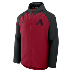 Arizona Diamondbacks Nike Authentic Collection Raglan Performance Full-Zip Jacket - MLB Jackets