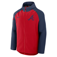 Atlanta Braves Nike Authentic Collection Raglan Performance Full-Zip Jacket - MLB Jackets