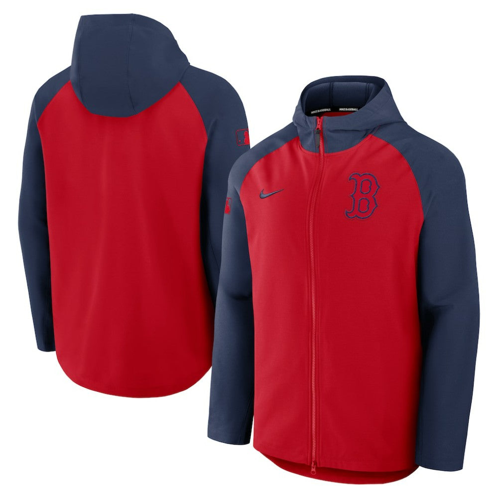 Boston Red Sox Nike Authentic Collection Raglan Performance Full-Zip Jacket - MLB Jackets