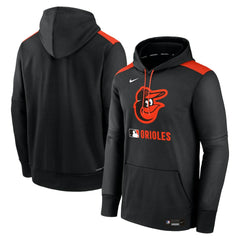 Baltimore Orioles Nike Authentic Collection Performance Pullover Hoodie - MLB Hoodies
