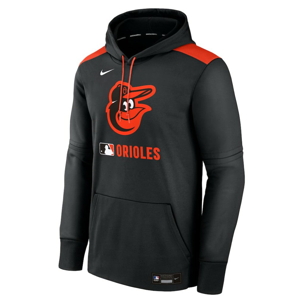Baltimore Orioles Nike Authentic Collection Performance Pullover Hoodie - MLB Hoodies