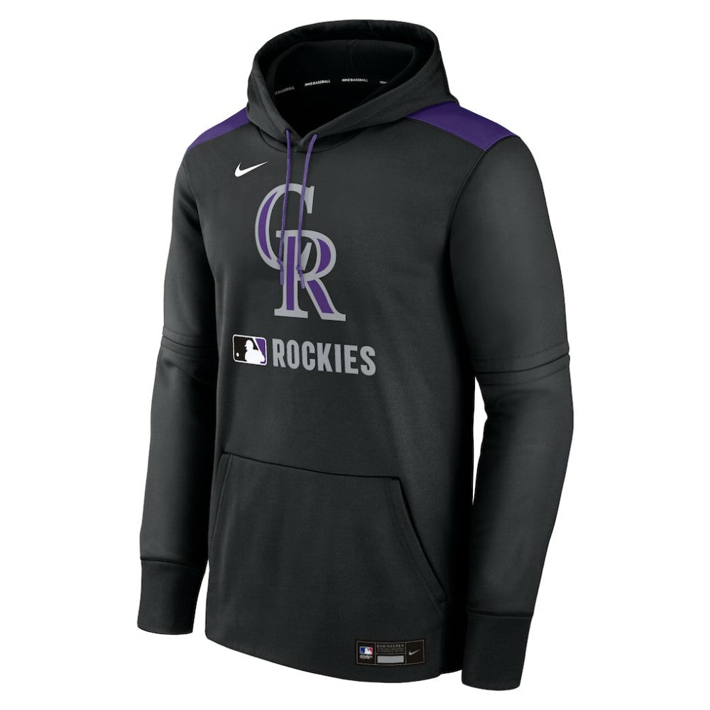 Colorado Rockies Nike Authentic Collection Performance Pullover Hoodie - MLB Hoodies