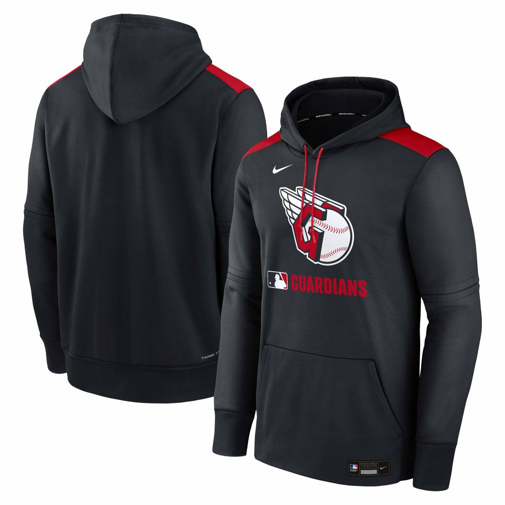Cleveland Guardians Nike Authentic Collection Performance Pullover Hoodie - MLB Hoodies