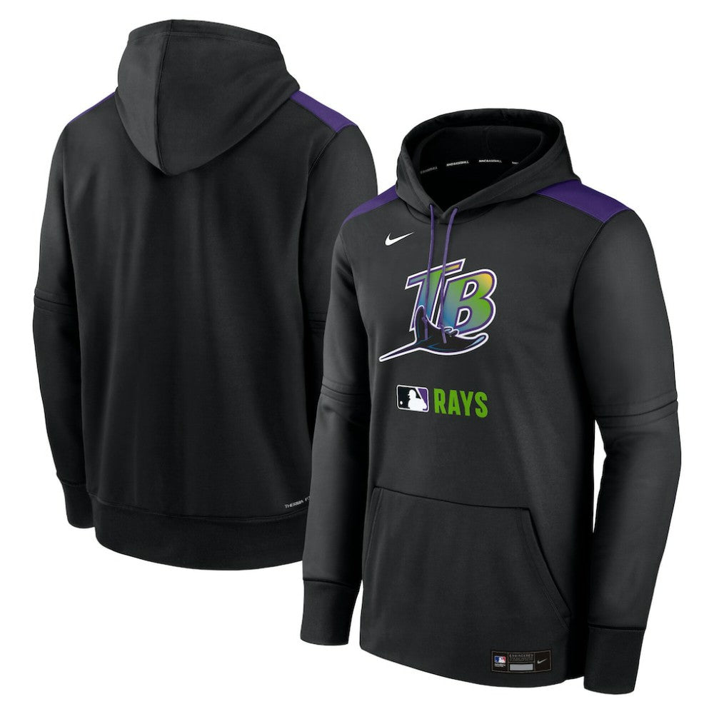 Tampa Bay Rays Nike Authentic Collection Performance Pullover Hoodie - MLB Hoodies