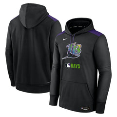 Tampa Bay Rays Nike Authentic Collection Performance Pullover Hoodie - MLB Hoodies