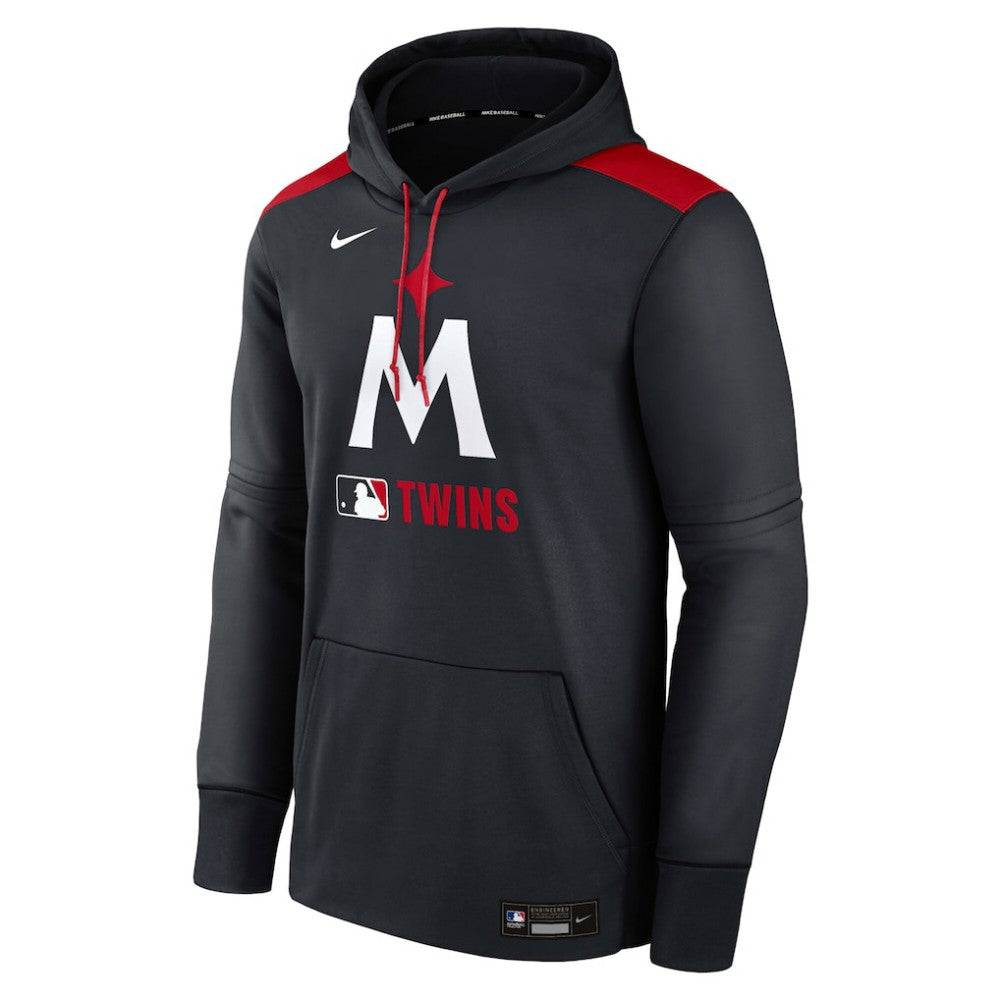 Minnesota Twins Nike Authentic Collection Performance Pullover Hoodie - MLB Hoodies