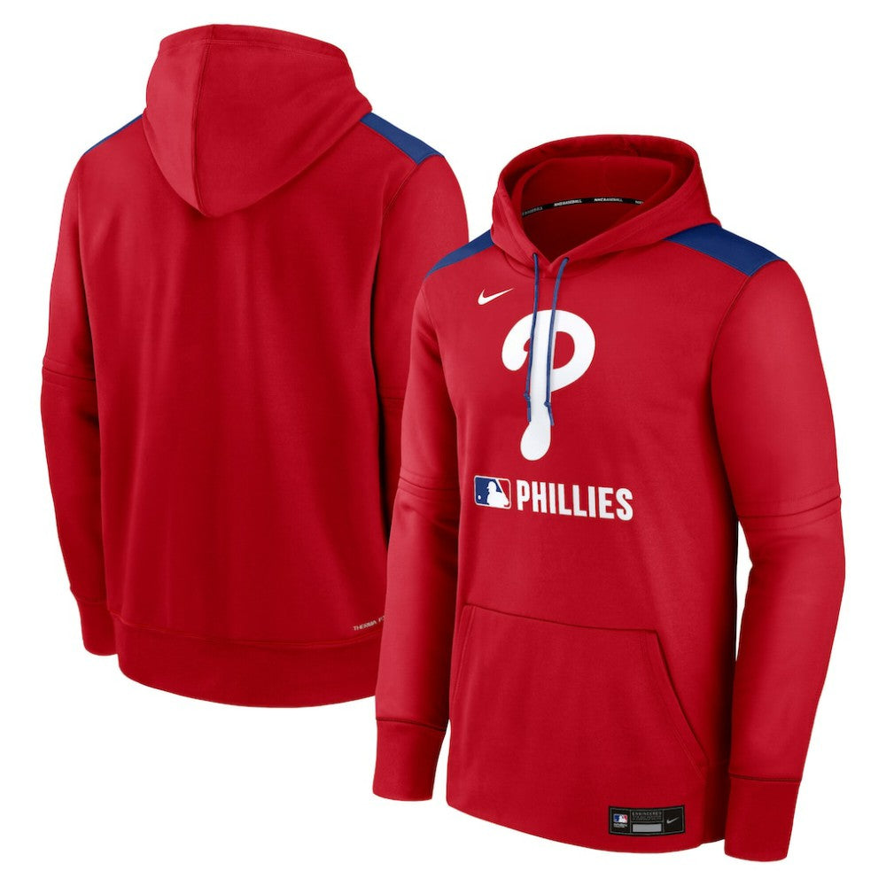 Philadelphia Phillies Nike Authentic Collection Performance Pullover Hoodie - MLB Hoodies