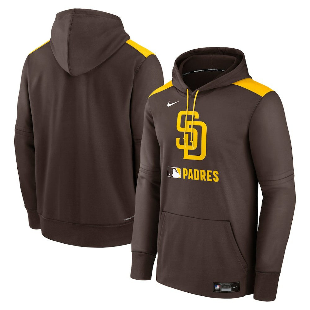 San Diego Padres Nike Authentic Collection Performance Pullover Hoodie - MLB Hoodies