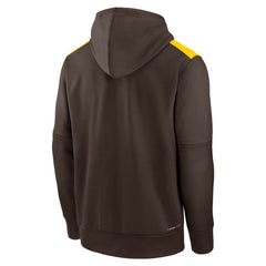 San Diego Padres Nike Authentic Collection Performance Pullover Hoodie - MLB Hoodies