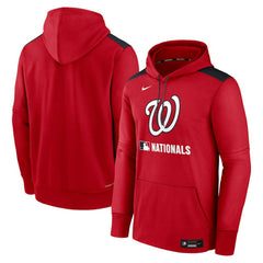 Washington Nationals Nike Authentic Collection Performance Pullover Hoodie - MLB Hoodies
