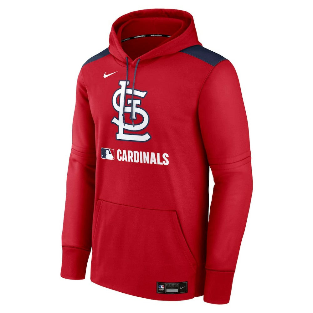 St. Louis Cardinals Nike Authentic Collection Performance Pullover Hoodie - MLB Hoodies