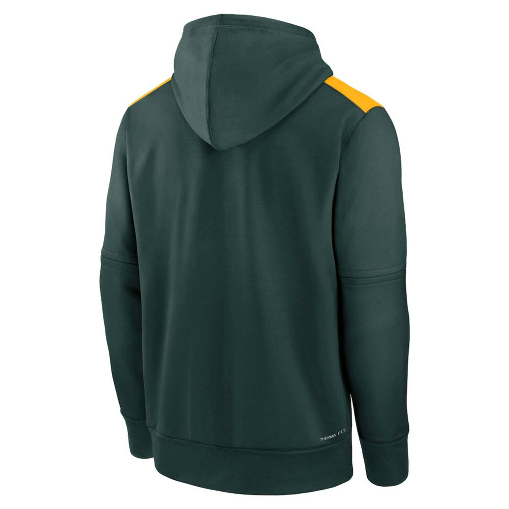 Athletics Nike Authentic Collection Performance Pullover Hoodie - MLB Hoodies