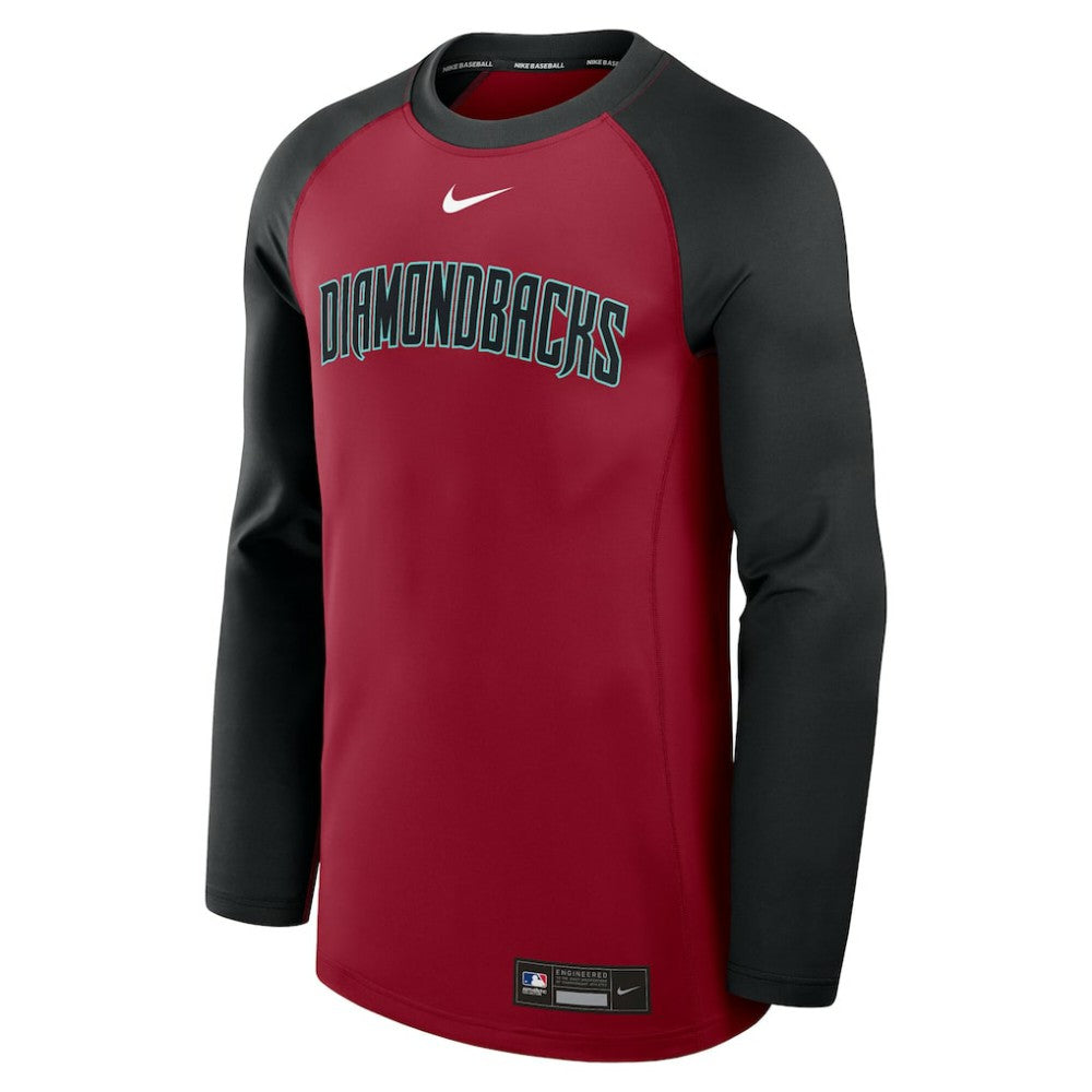 Arizona Diamondbacks Nike Authentic Collection Game Time Raglan Dri-FIT Long Sleeve T-Shirt - MLB T-shirts