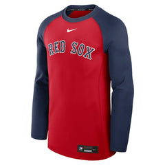 Boston Red Sox Nike Authentic Collection Game Time Raglan Dri-FIT Long Sleeve T-Shirt - MLB T-shirts