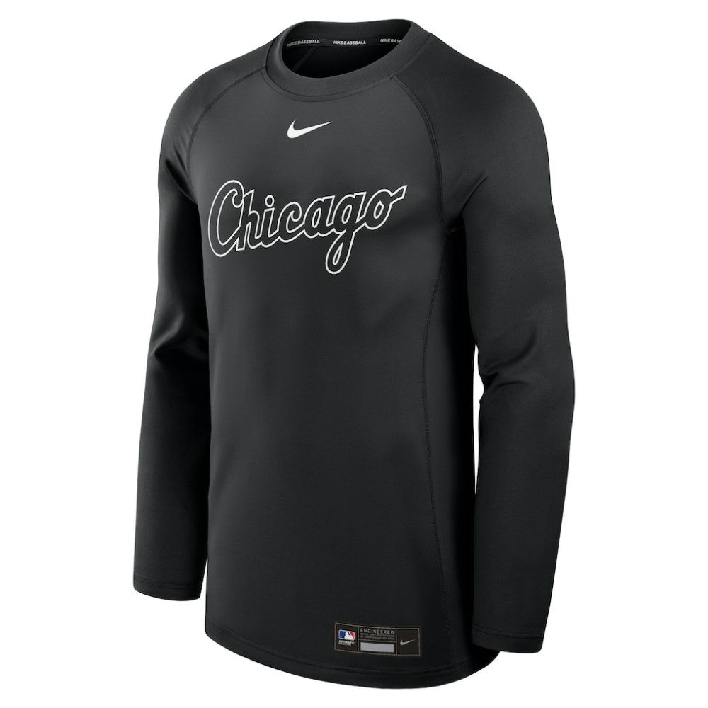 Chicago White Sox Nike Authentic Collection Game Time Raglan Dri-FIT Long Sleeve T-Shirt - MLB T-shirts