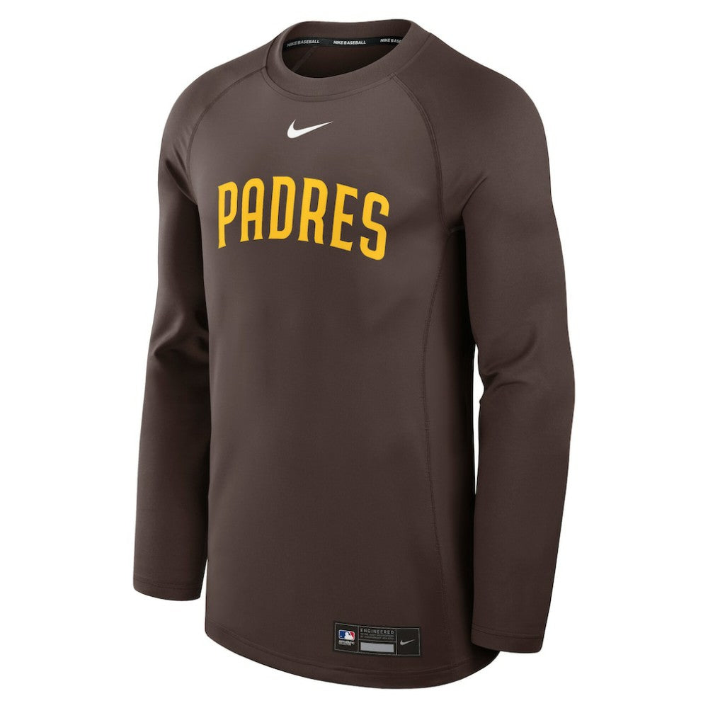 San Diego Padres Nike Authentic Collection Game Time Raglan Dri-FIT Long Sleeve T-Shirt - MLB T-shirts