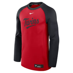 Minnesota Twins Nike Authentic Collection Game Time Raglan Dri-FIT Long Sleeve T-Shirt - MLB T-shirts