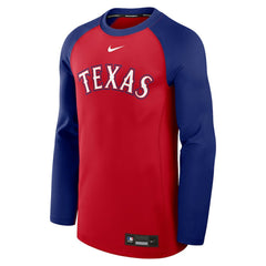 Texas Rangers Nike Authentic Collection Game Time Raglan Dri-FIT Long Sleeve T-Shirt - MLB T-shirts