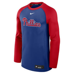Philadelphia Phillies Nike Authentic Collection Game Time Raglan Performance Long Sleeve T-Shirt - MLB T-shirts