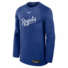 Kansas City Royals Nike Authentic Collection Game Time Raglan Dri-FIT Long Sleeve T-Shirt - MLB T-shirts