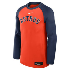 Houston Astros Nike Authentic Collection Game Time Raglan Dri-FIT Long Sleeve T-Shirt - MLB T-shirts
